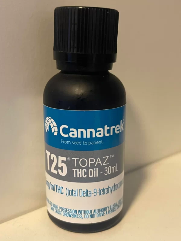 cannatrek t25 topaz oil